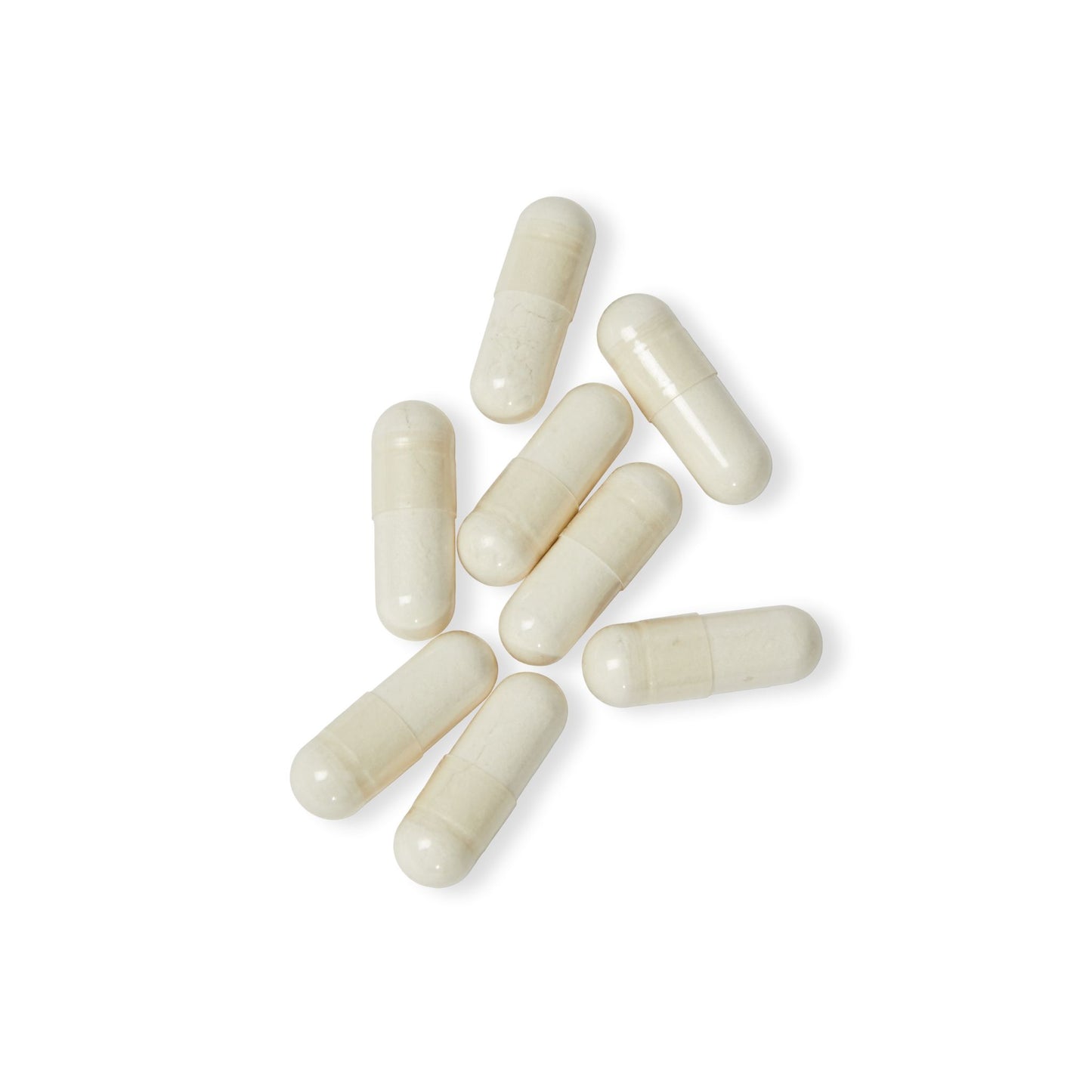 High-resolution image of standard-size capsules.