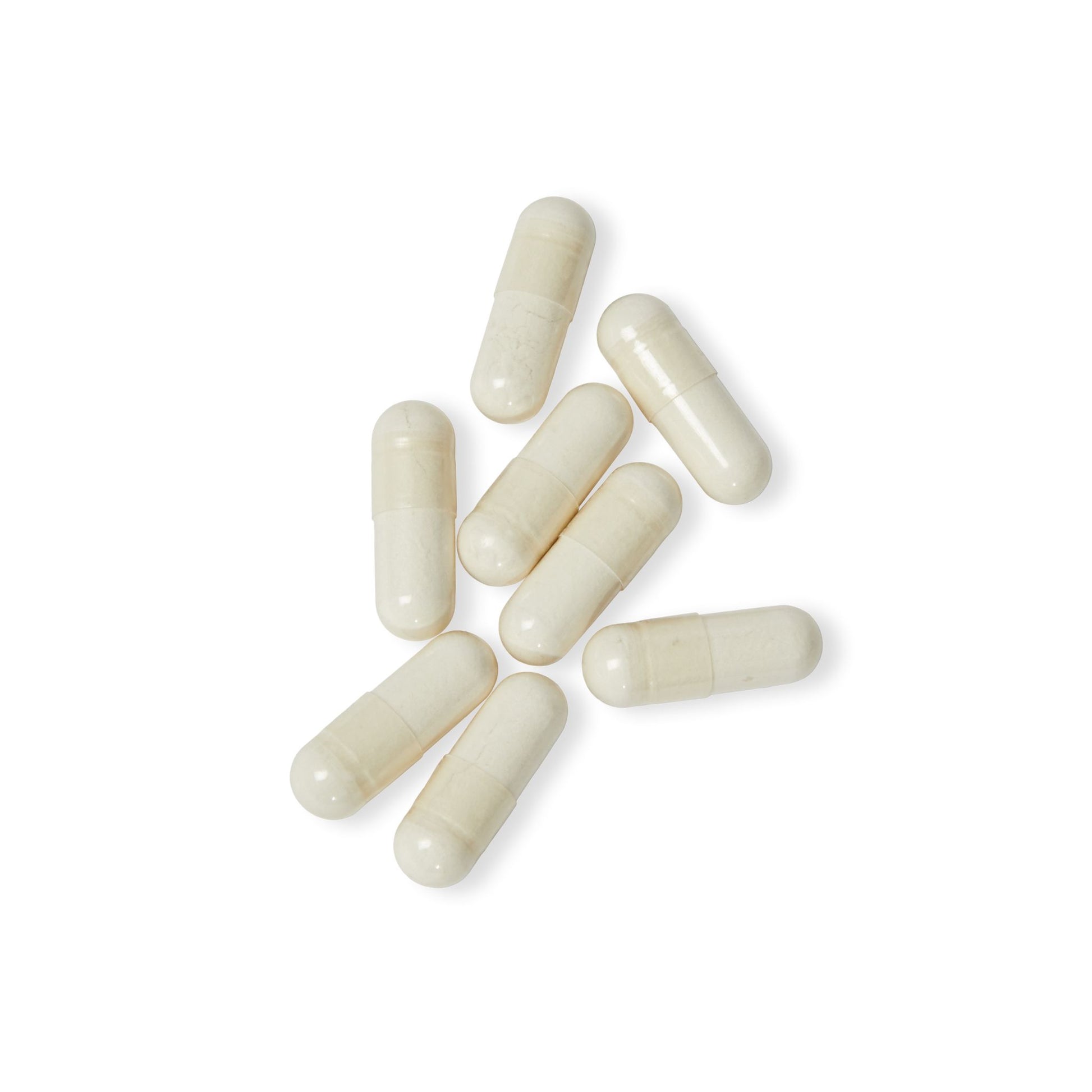High-resolution image of standard-size capsules.