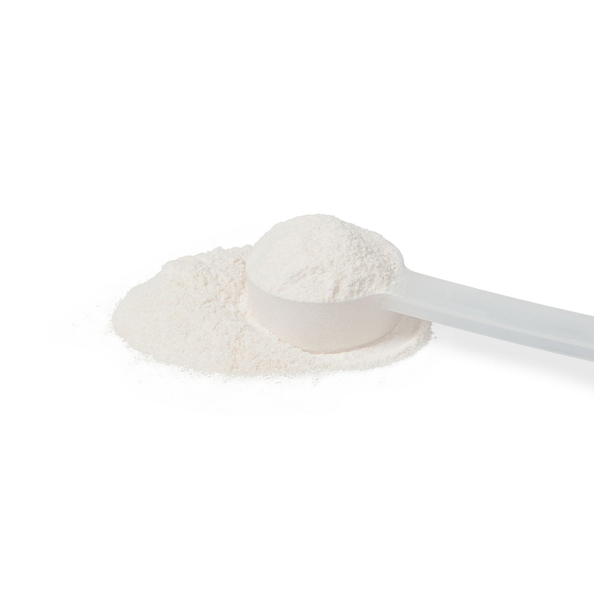 Scoop of BCAA watermelon-flavored powder for mixing.