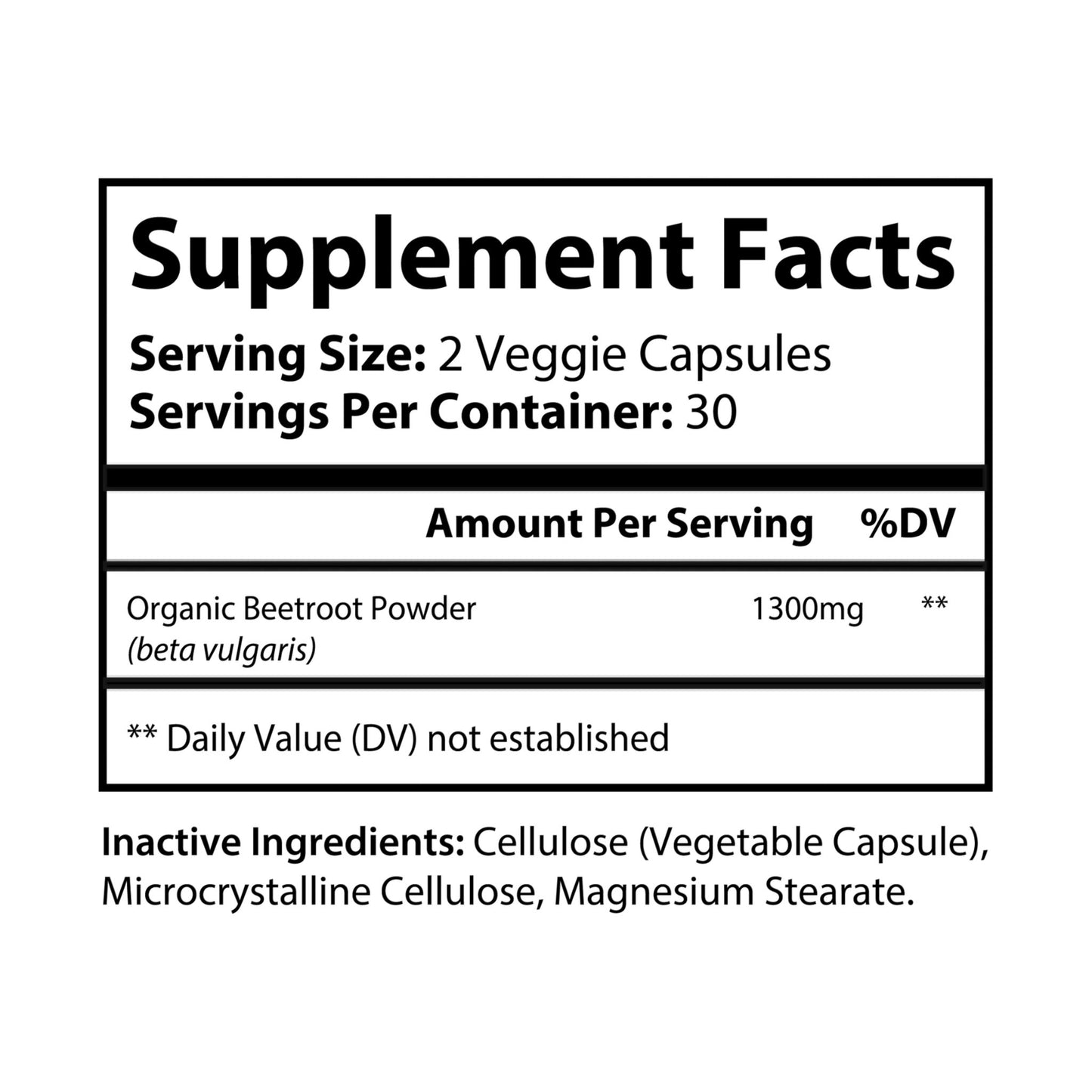 Flat image of label showing full nutritional and ingredient information.