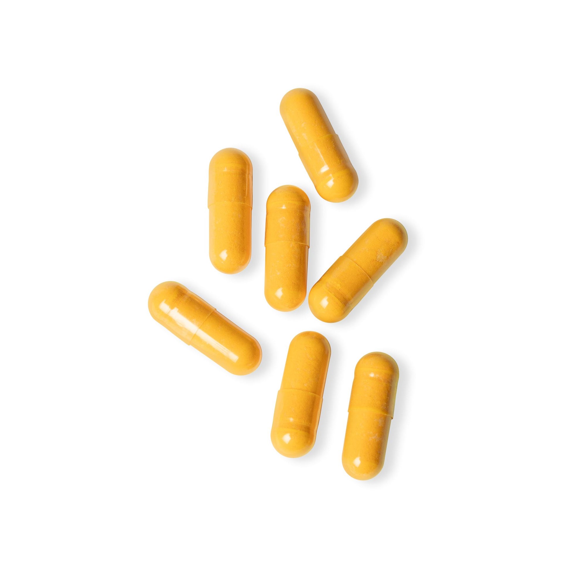 High-resolution image of standard-size vegetable capsules.