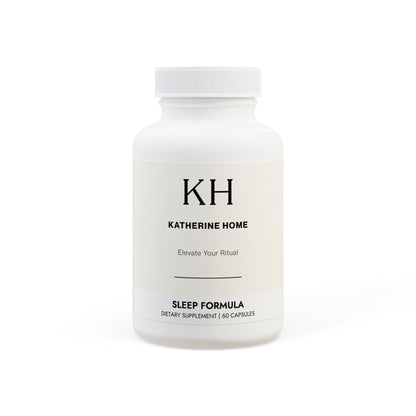 Front view of KH-branded Sleep Supplement bottle for healthy sleep support.