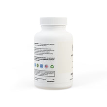 Side panel showing non-GMO, corn-free, lactose-free, and third-party tested status.
