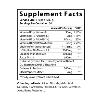 Enlarged supplement facts for easier reading.