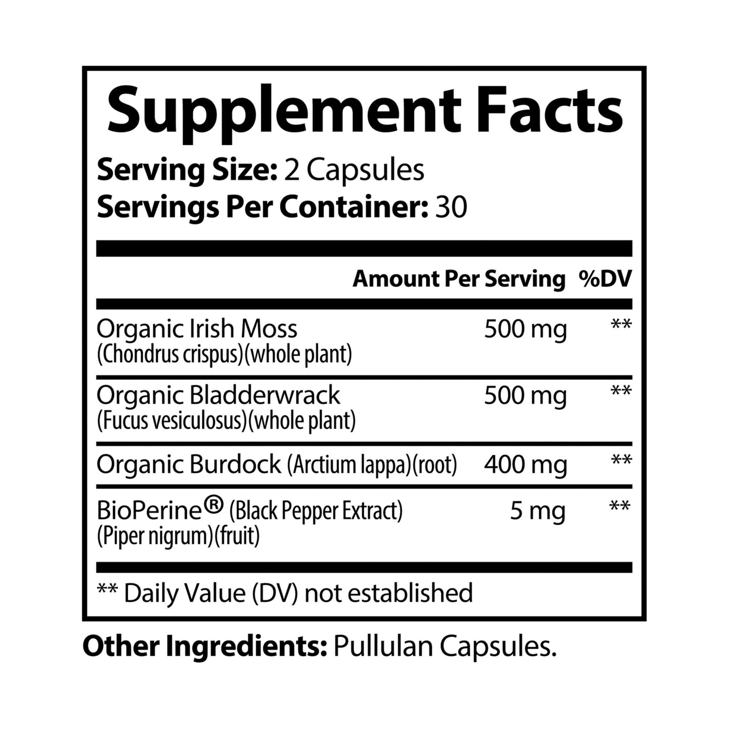 Flat label detail highlighting nutritional profile.