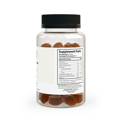 Right-facing bottle image showing supplement facts panel and full list of active and inactive ingredients.