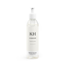 Minimalist bottle of Katherine Home Gentle Face and Body Cleanser with white pump, 6 fl oz