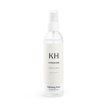 Front view of the Hydrating Toner in a clear PET bottle with a minimal white label and fine-mist sprayer